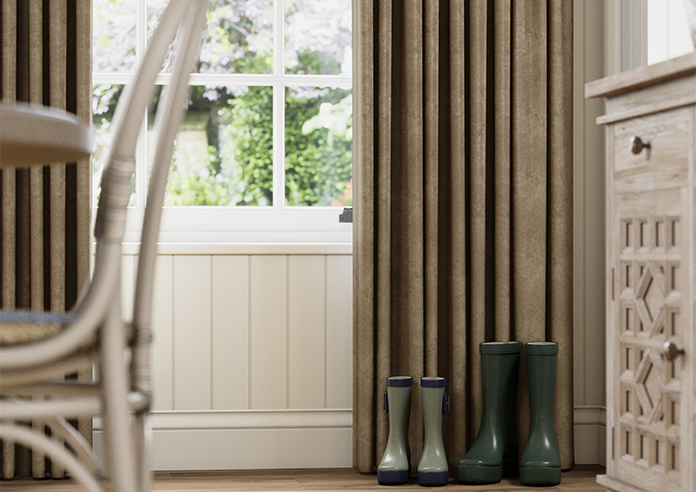 Faux Suede, Latte - Made to Measure Curtains - Image 5